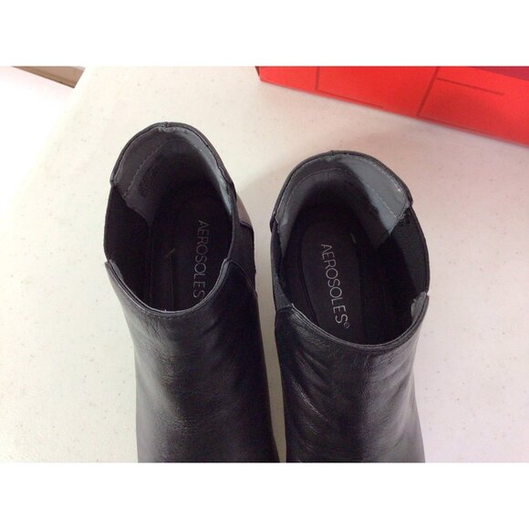 Aerosoles Leather Chelsea Ankle Boots Womens 8 - Picture 4 of 9